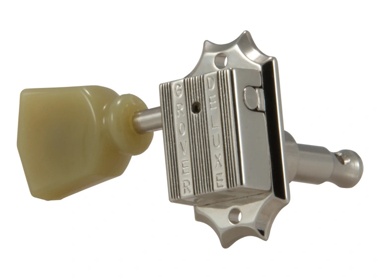 Grover GX135N Vintage Machine Heads Single Guitar Machine Head - Nickel (R) 