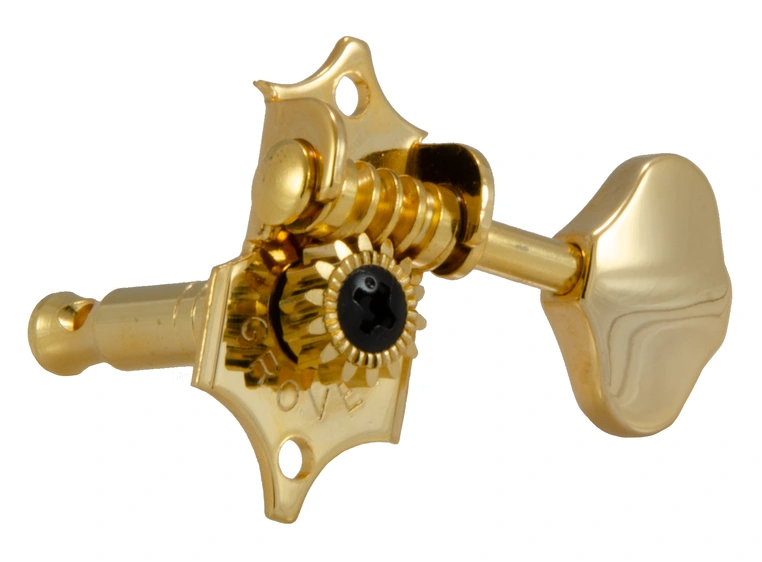 Grover V97G Original Sta-Tite Vertical Guitar Machine Heads, 3+3 - Gold 
