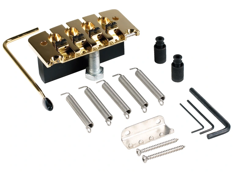 Hipshot 4-String Bass Tremolo .750" / 19 mm Spacing - Gold 