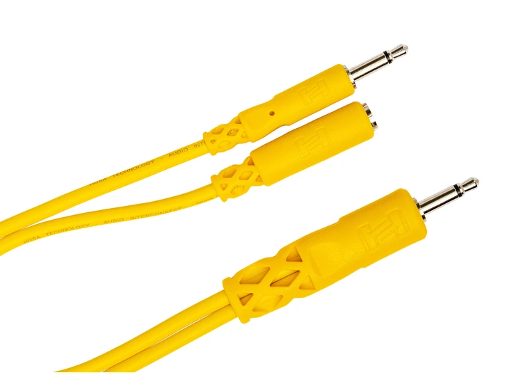 Hosa Patch Cables.Mono 3.5mm han/hun til 3.5mm han.45 cm.5pk 