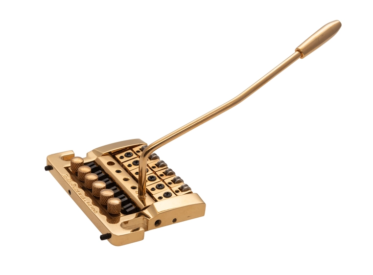 Kahler 2215 - Stud Mount Guitar Tremolo (Brass Cam / Steel Saddles) - Gold 