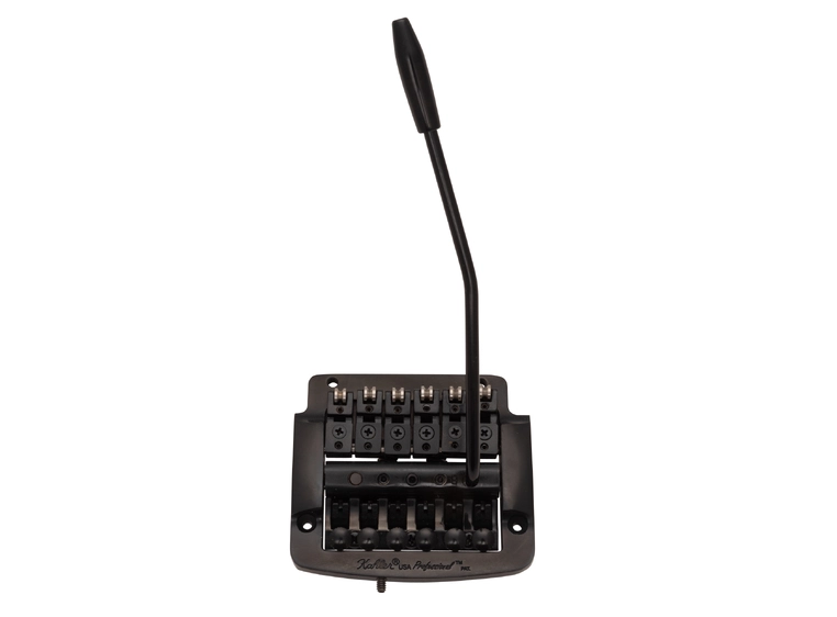 Kahler 2315 - Flat Mount Guitar Tremolo (Brass Cam / Steel Saddles) - Black 