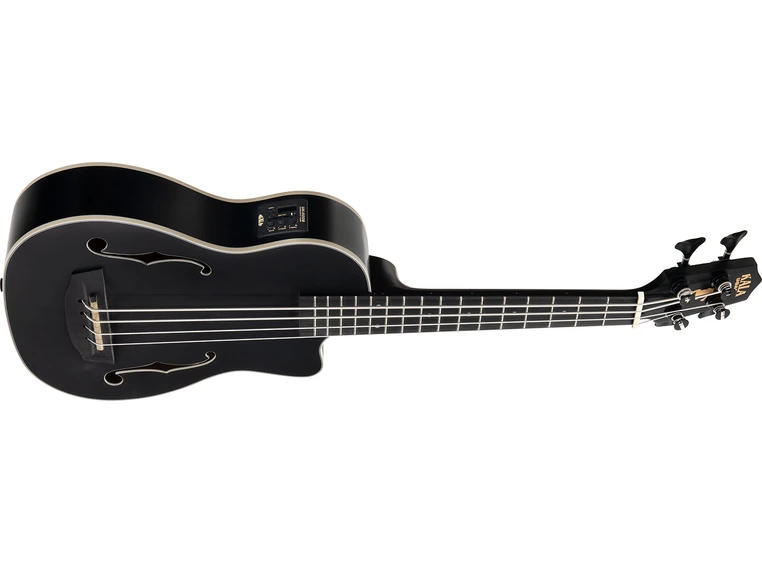 Kala UBASS-JYMN-BK-FS Matte Black Journeyman U-Bass, Fretted w/Bag 