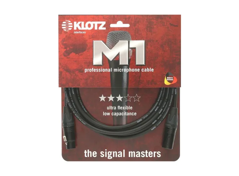 Klotz M1FM1N  Pro microphone cable Neutrik XLR 10m 