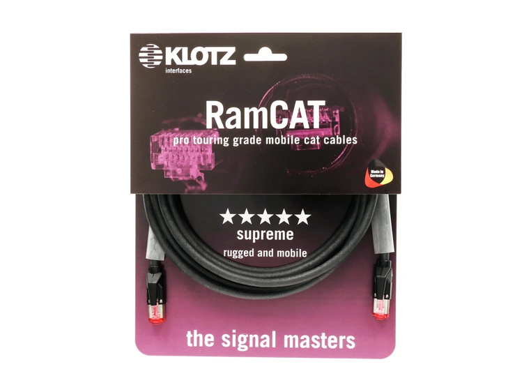 Klotz RAMCAT CAT5 S/UTP RJ45/RJ45 black 1 m 
