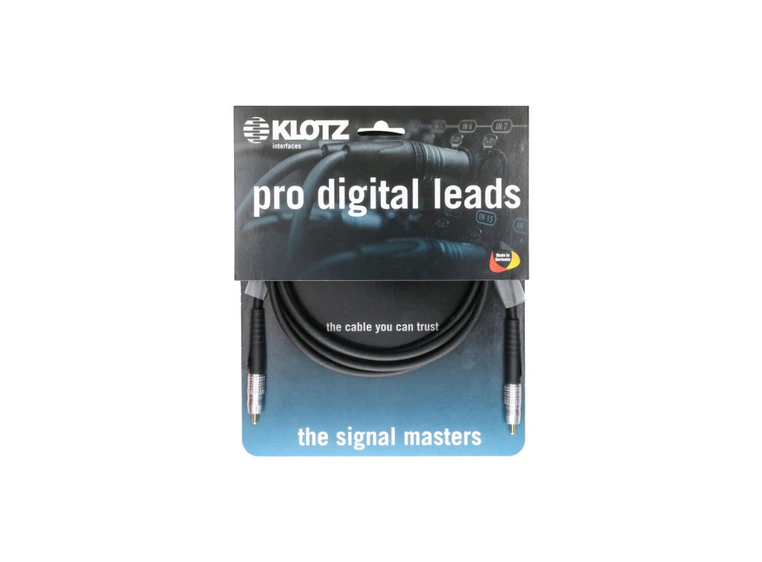 Klotz pro S/PDIF kabel med Phono/ RCA 75 ohm 7,5m 
