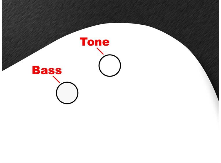 MEC 2-Way Electronics for Passive P-ups Bass / Treble Controls only