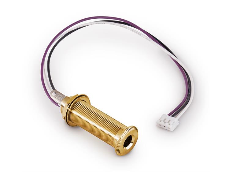 MEC Closed Stereo Jack Socket for Mounting with R4 Connector - Gold
