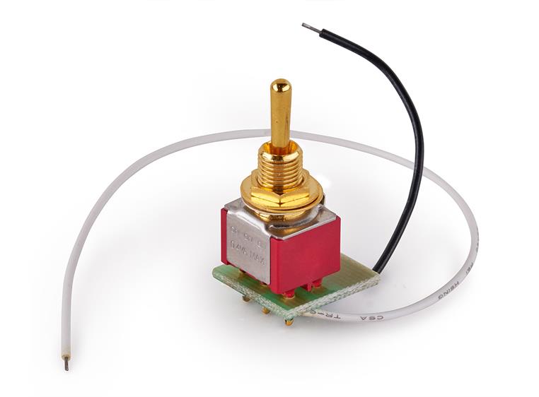MEC Mini Toggle Switch Assembly for Warwick Streamer Jazzman - Gold