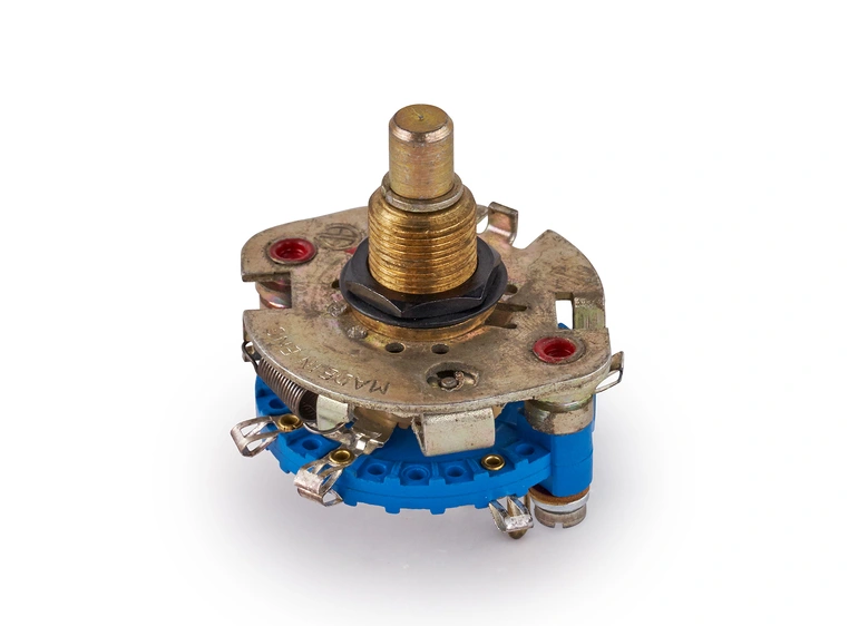 MEC Rotary Switch, 4-Position 5-Pole, for 2 identical Pickups 