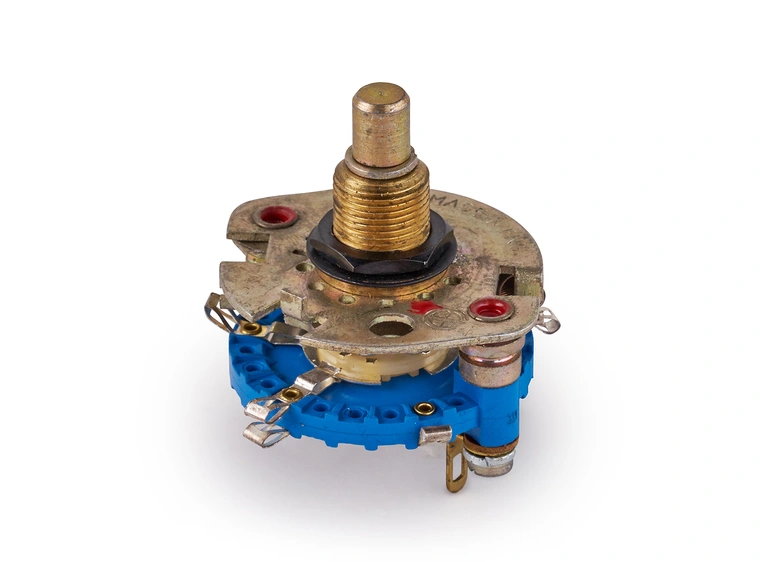 MEC Rotary Switch, 4-Position 5-Pole, for 2 identical Pickups 