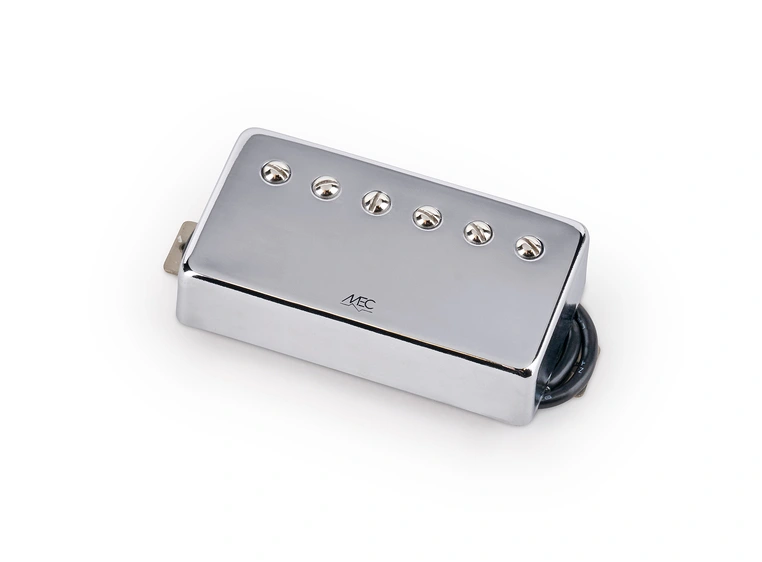 MEC Vintage Alnico V Humbucker Guitar Pickup, Neck - Chrome Cover 
