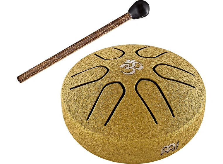 Meinl PSTD3GOM Pocket Steel Tongue Drum A Major, Gold 