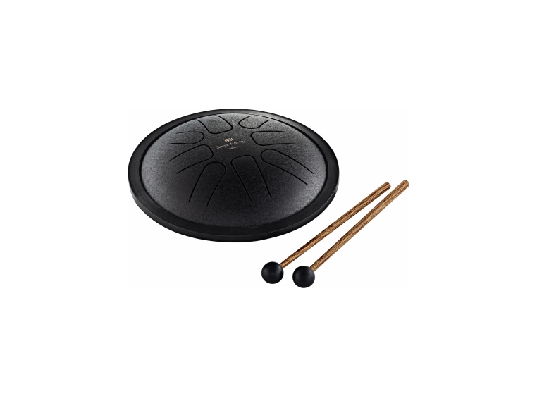 Meinl Sonic Energy SSTD1BK Small Steel Tongue Drum, F Minor, Black 