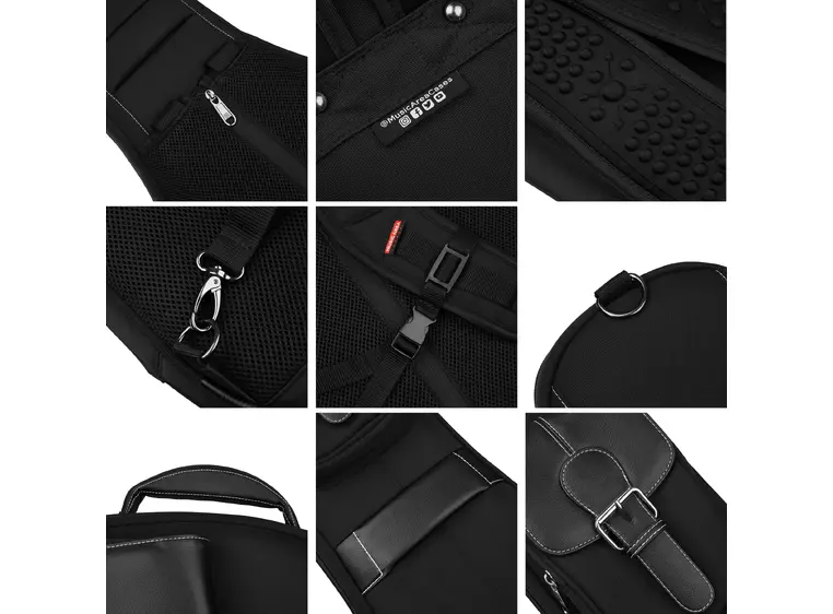 Music Area Han Pro-DA Gigbag Til akustisk gitar.7-lags 30mm polstring 