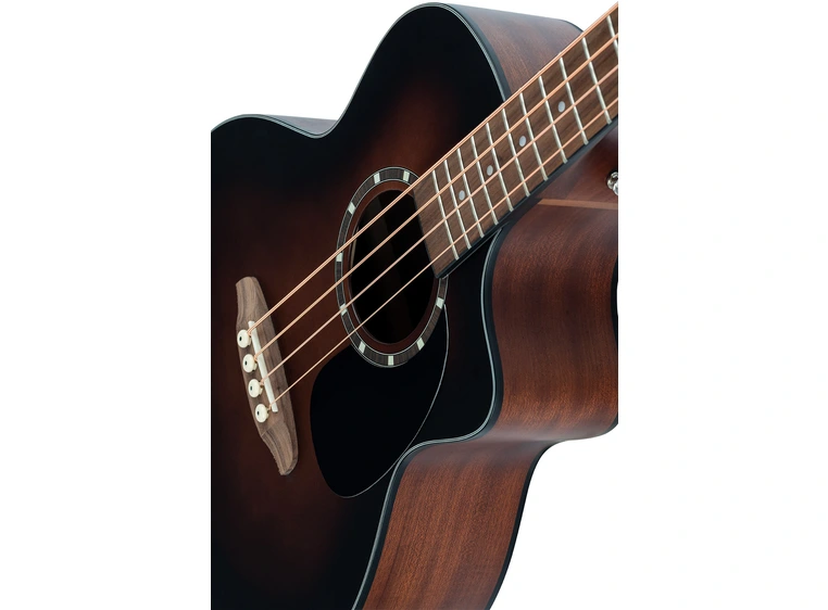 Ortega D7CE-BFT-4 4-strängad Ak. bass Med mik., Cutaway, Bourbon Fade 