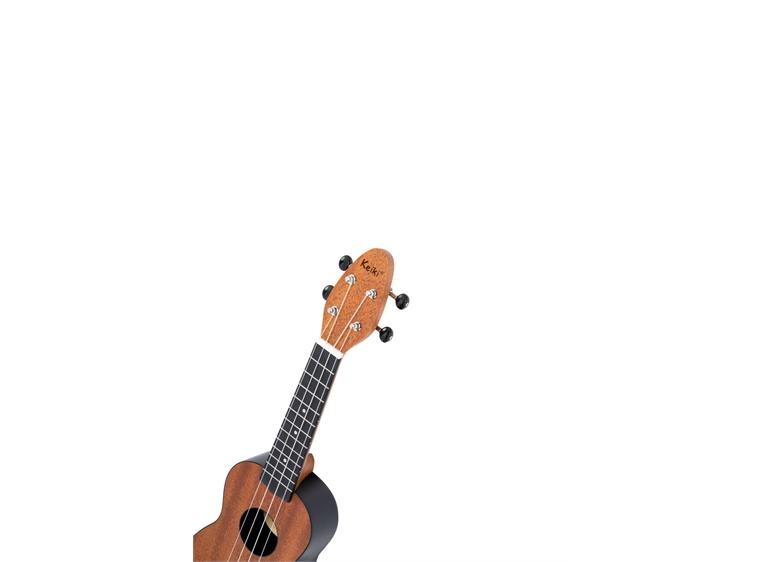 Ortega K2-MAH-L Keiki Soprano ukulelepakke, Mahogany, Lefthand