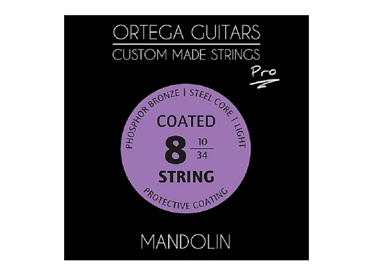 Ortega MAP-8 Strengesett 8-str. Mandolin Coated Phosphor Bronze 