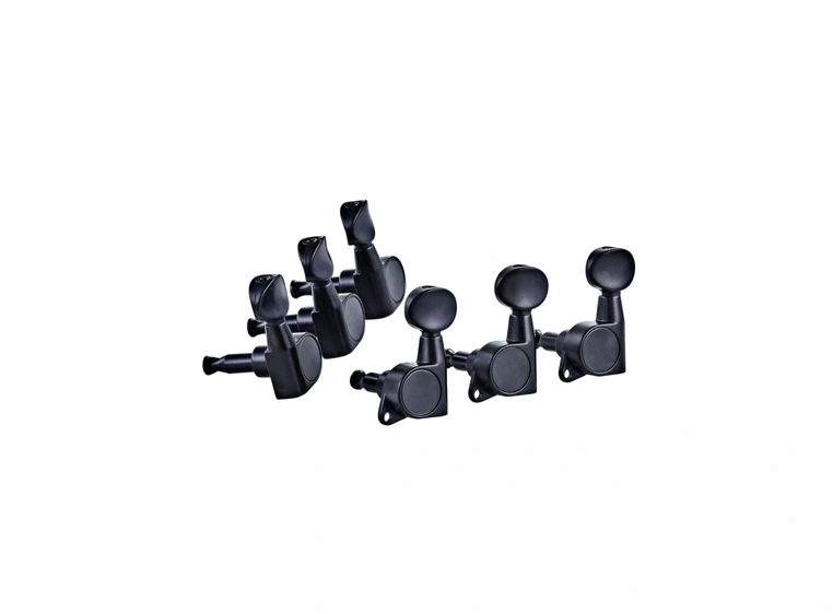 Ortega OTMEG33-GB Mekanikk Elgitar 3+3, Black 
