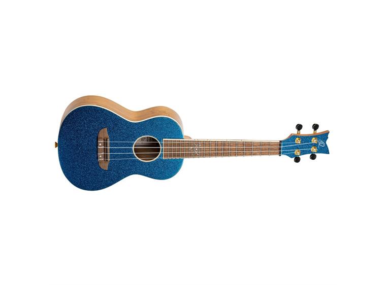 Ortega RUEL-MBL Concert ukulele med bag Element Series, Metallic Blue