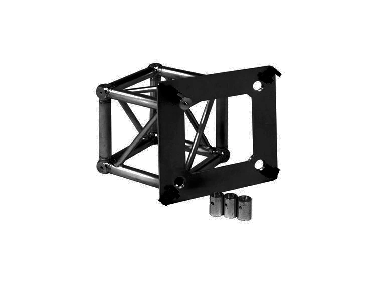 PROLYTE BOX-40V Boxcorner attachment Firkant, Sort, 10,5cm U/Boltesett 
