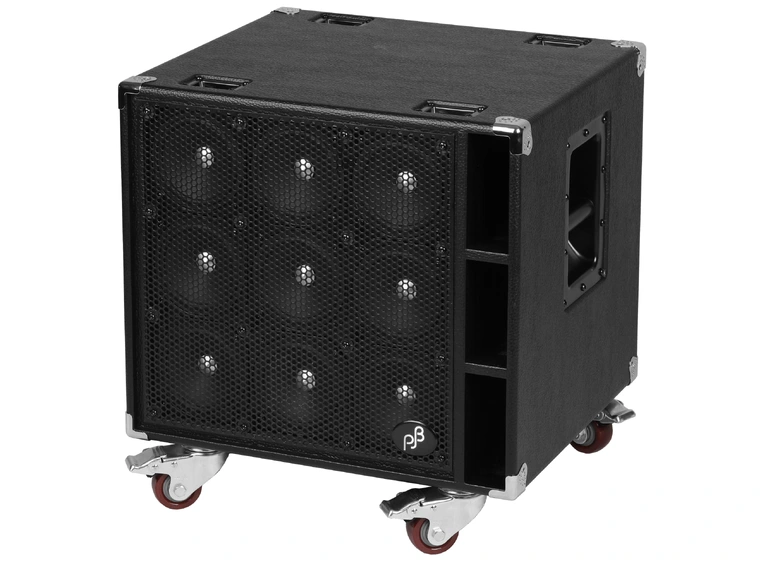 Phil Jones Bass C9 - Compact 9 Basskabinett, 9x5", 900 Watt - Sort 