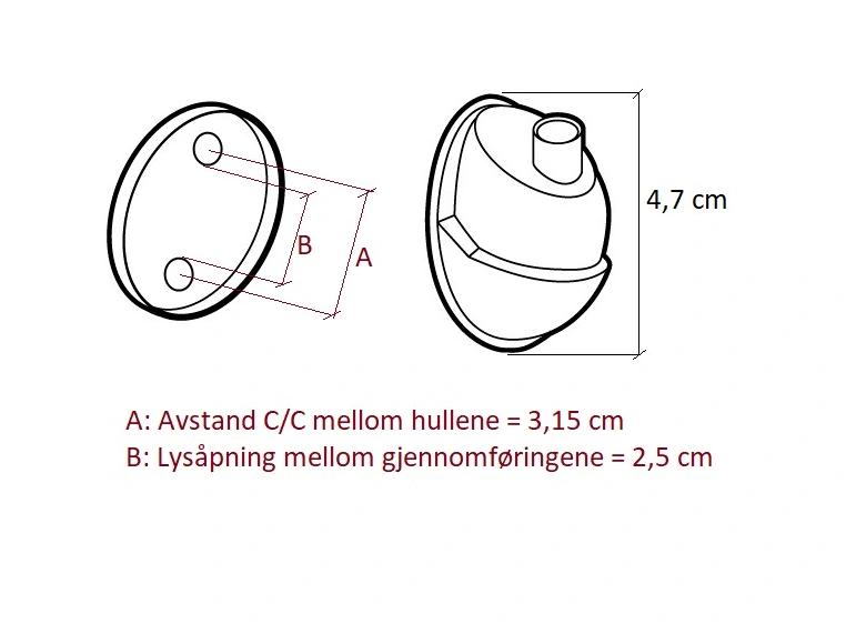 Premier 42800/T Stemmeskrue hus Tam Genista series (2pk) 