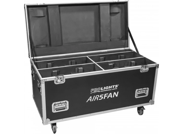 Prolights FCLAIR5FAN Flightcase Flight til 4 stk AIR5FAN 
