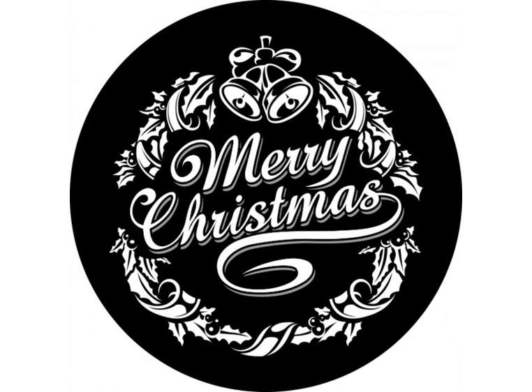 Prolights Gobo xmas Bells Greetings G size, Black and white 
