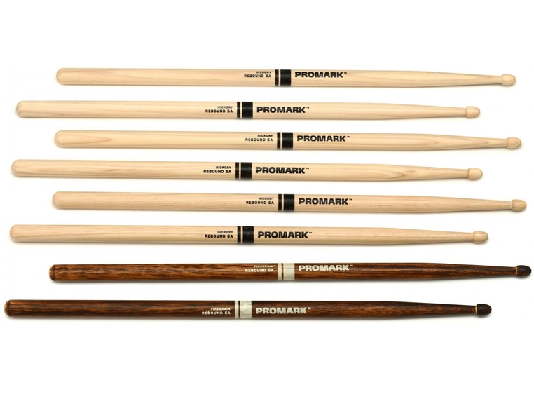 Promark RBH565AW-4PFG FireGrain Rebound 5A Hickory 4-pack