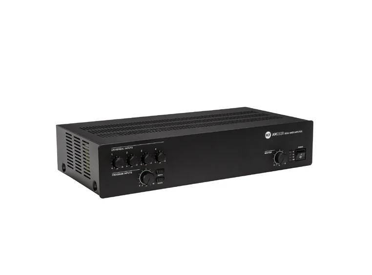 RCF AM 2320 4+2 input Forsterker/mikser 320W AC, 4 MIC-LINE, Phantom 