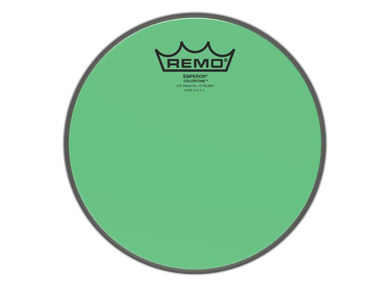 Remo BE-0308-CT-GN Emperor Colortone Green Drumhead, 8"