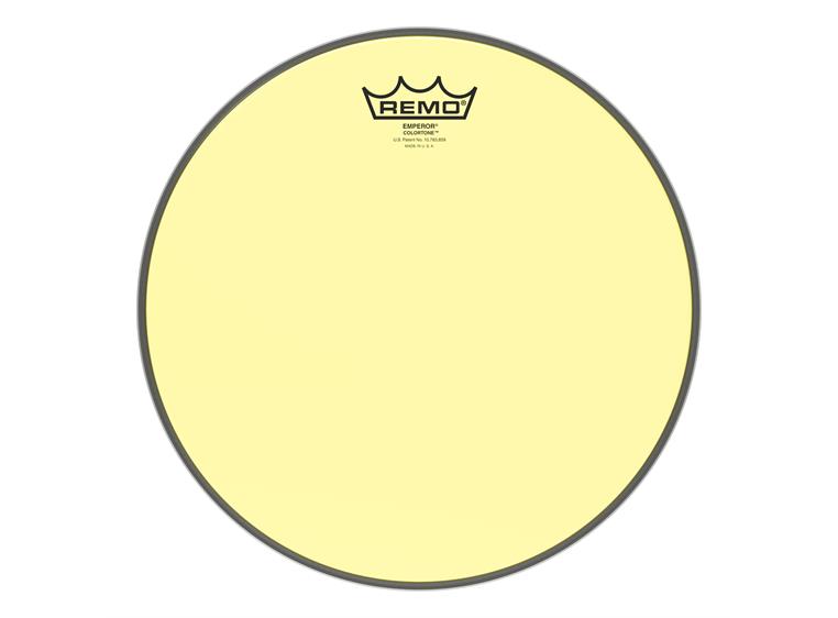 Remo BE-0312-CT-YE Emperor Colortone Yellow Drumhead, 12"