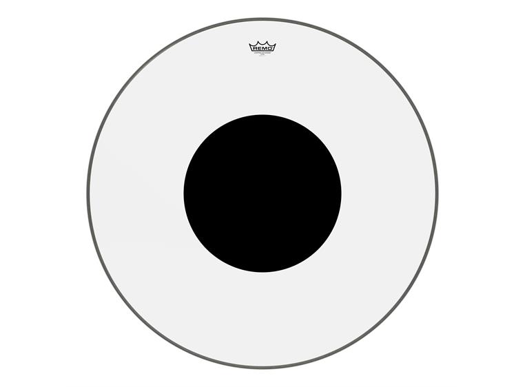 Remo CS-1332-10- Controlled Sound Clear Black Dot Bass Drumhead 32"