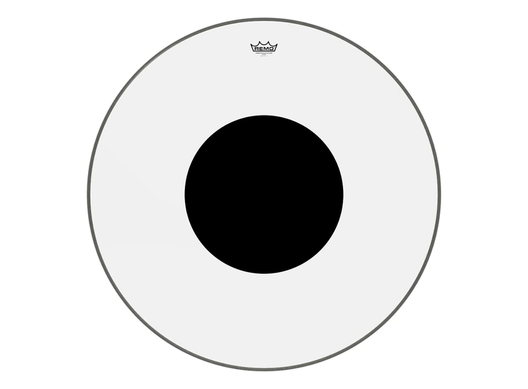 Remo CS-1332-10- Controlled Sound Clear Black Dot Bass Drumhead 32" 