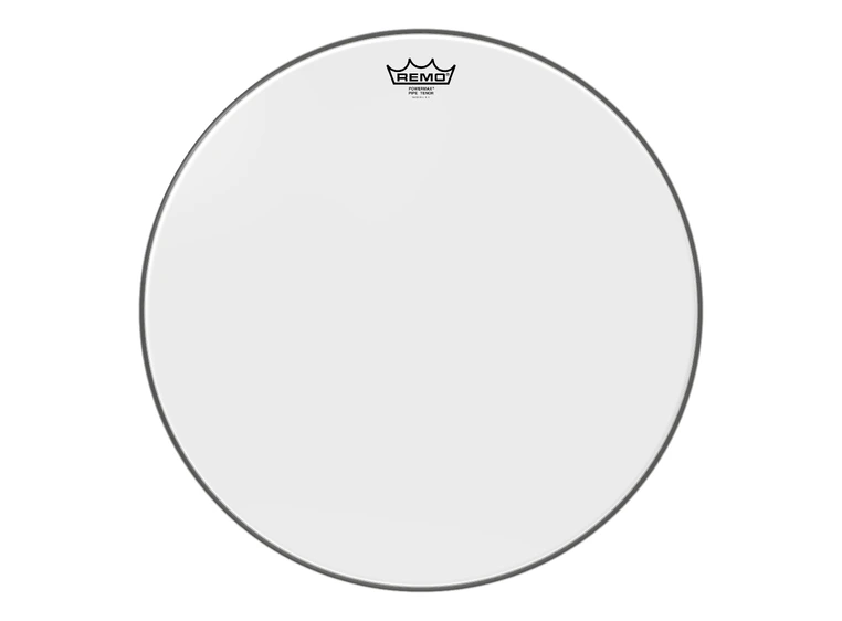 Remo PM-0022-00- Powermax Ultra White Pipe Band Drumhead, 22" 