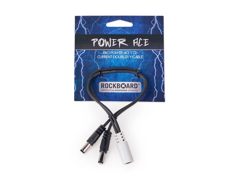 RockBoard Current Doubler Y Cable 2x2.1x5.5mm plug to 2.1x5.5mm socket 