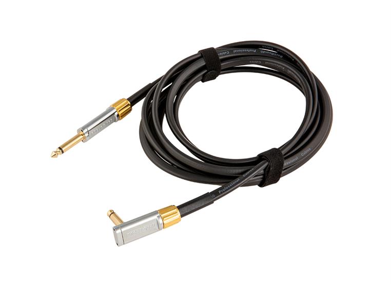 RockBoard Flat Instrument Cable, 300 cm Straight / Angled, Premium Series