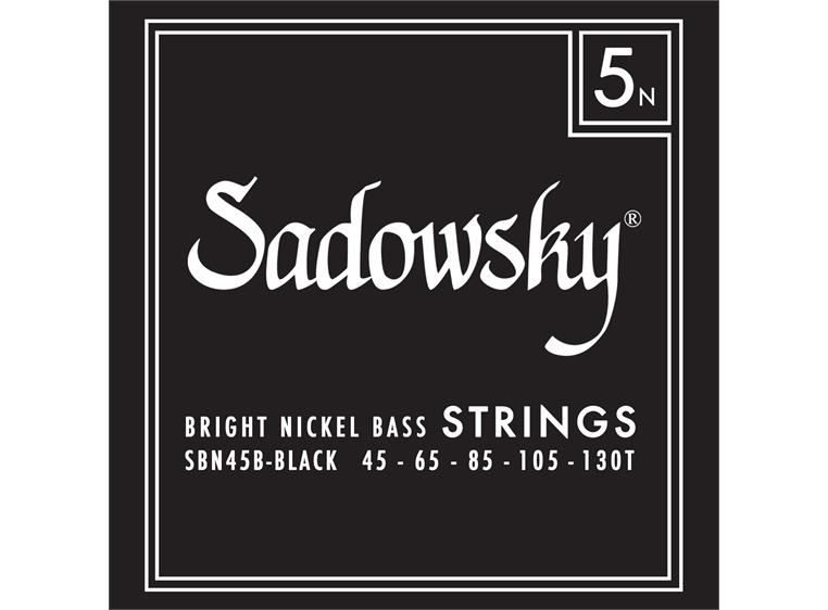 Sadowsky Black Label Bass String Set (045-130 Nickel, Taperwound - 5-String