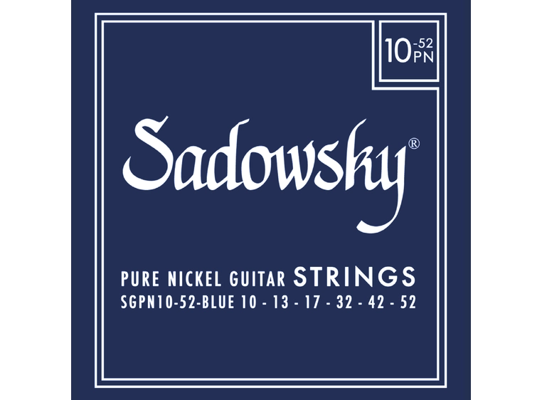 Sadowsky Blue Label Guitar String Set (010-052) Pure Nickel 
