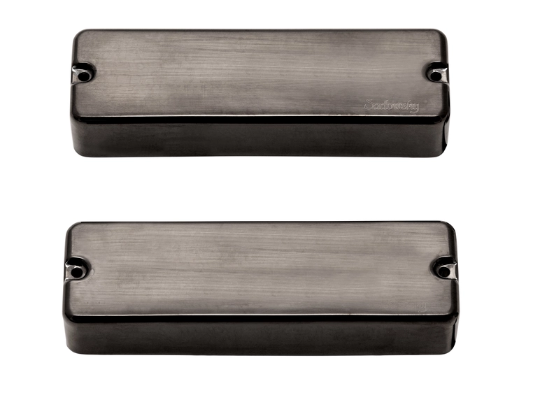 Sadowsky Soapbar Humbucker Bass Pickup Set,D.Coil,BrushBlackChromCover,5Str/B+N 
