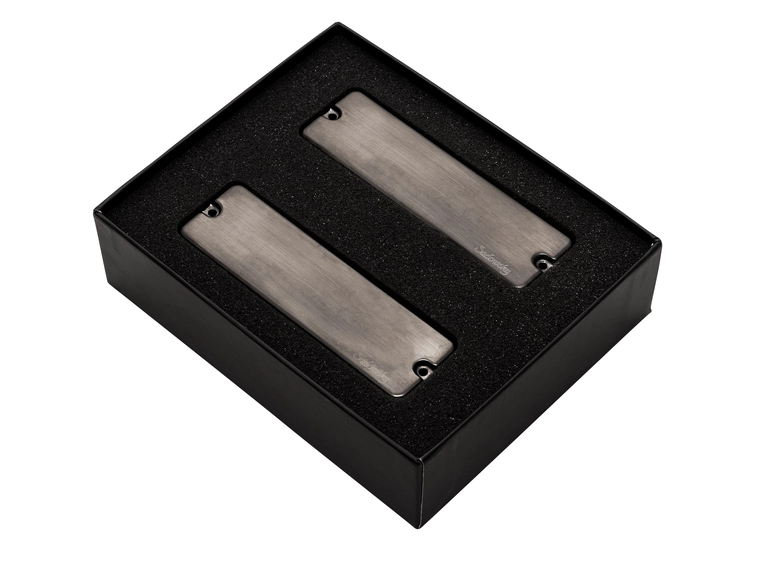 Sadowsky Soapbar Humbucker Bass Pickup Set,D.Coil,BrushBlackChromCover,5Str/B+N 