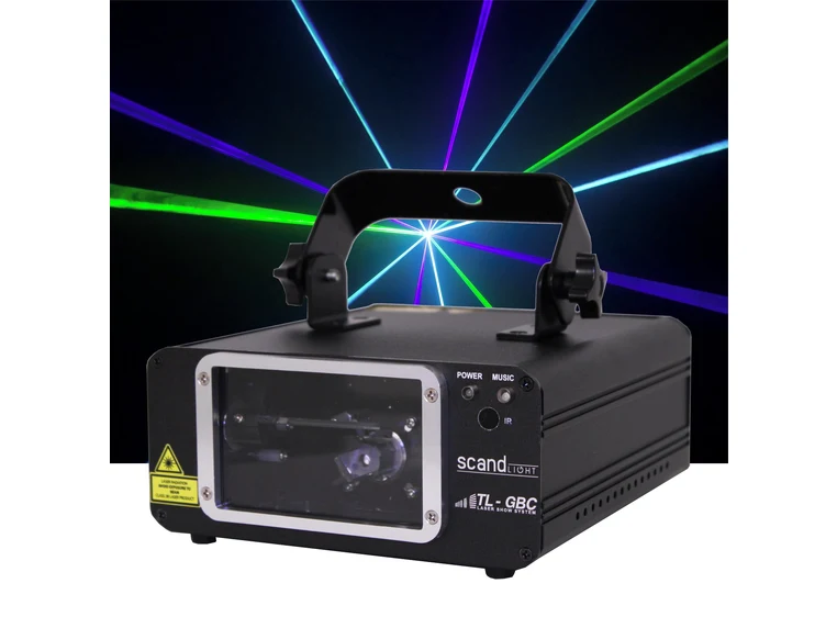 Scandlight LASER-TL-GBC Grønn, Blå, Turkis 