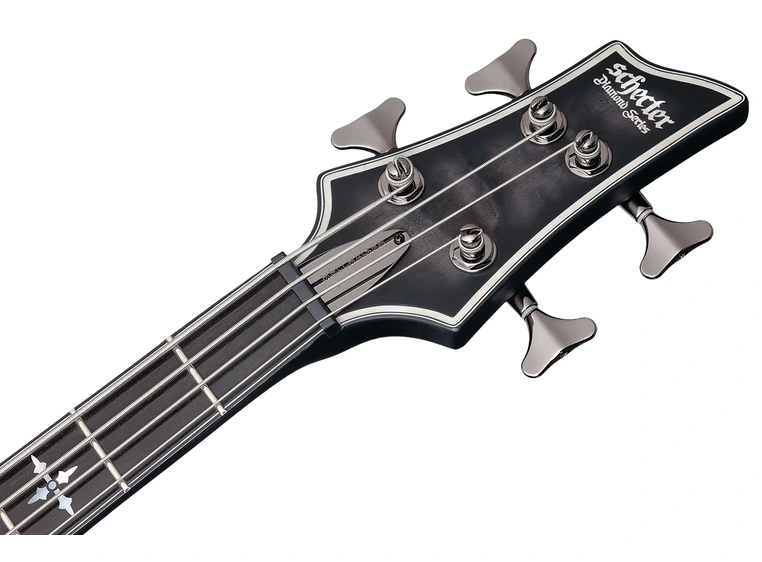 Schecter Hellraiser Extreme-4 See-Thru Black Satin (STBLS) 