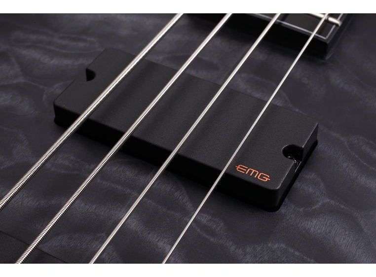 Schecter Hellraiser Extreme-4 See-Thru Black Satin (STBLS) 