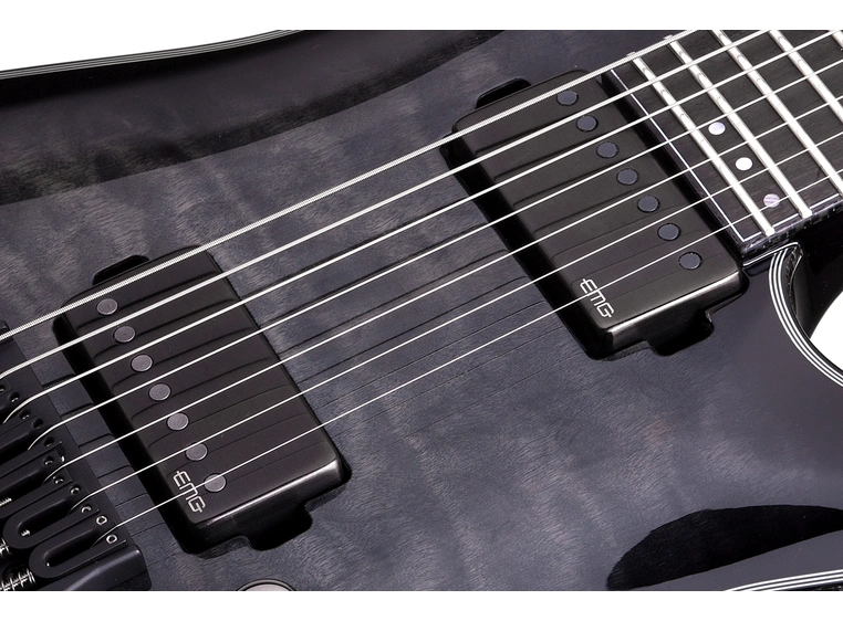 Schecter Hellraiser Hybrid C-7 Trans Black Burst (TBB) 