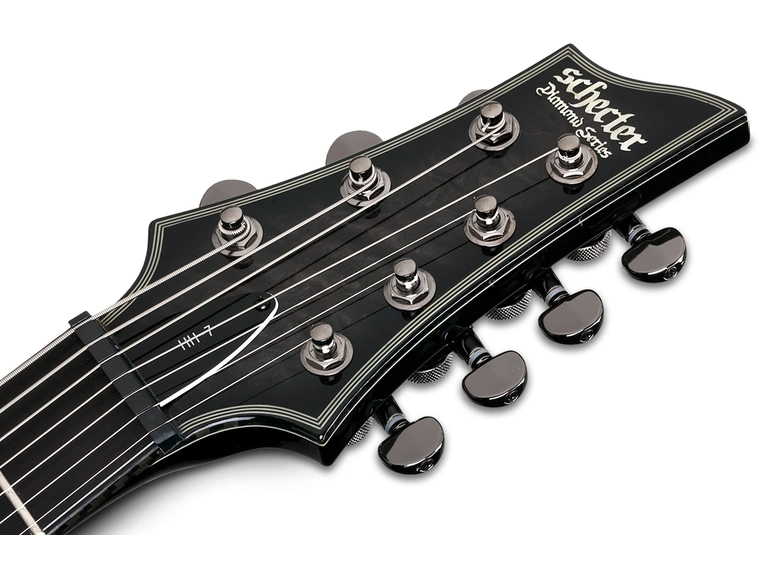 Schecter Hellraiser Hybrid C-7 Trans Black Burst (TBB) 