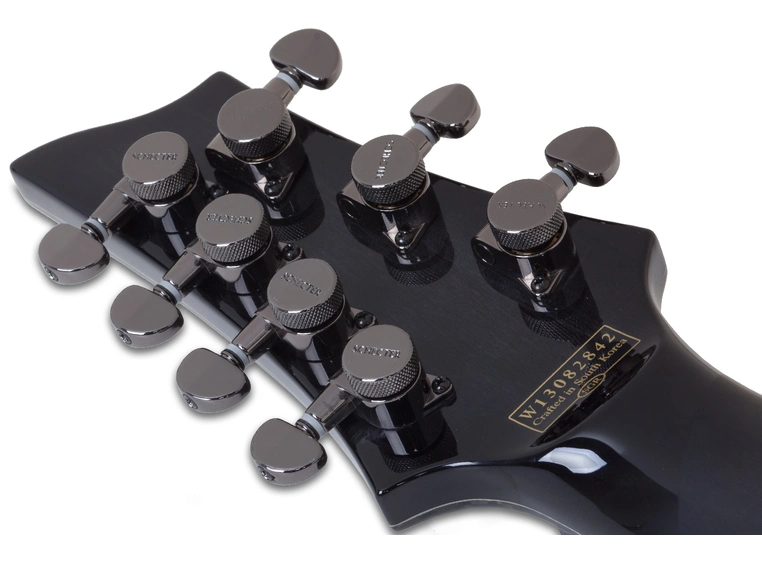 Schecter Hellraiser Hybrid C-7 Trans Black Burst (TBB) 