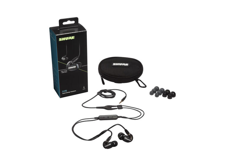 Shure SE215 earphone sound isolating black