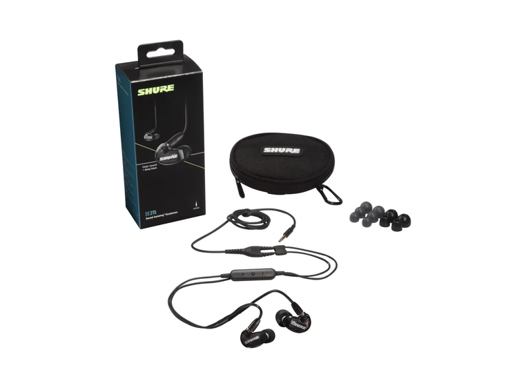 Shure SE215 earphone sound isolating black 